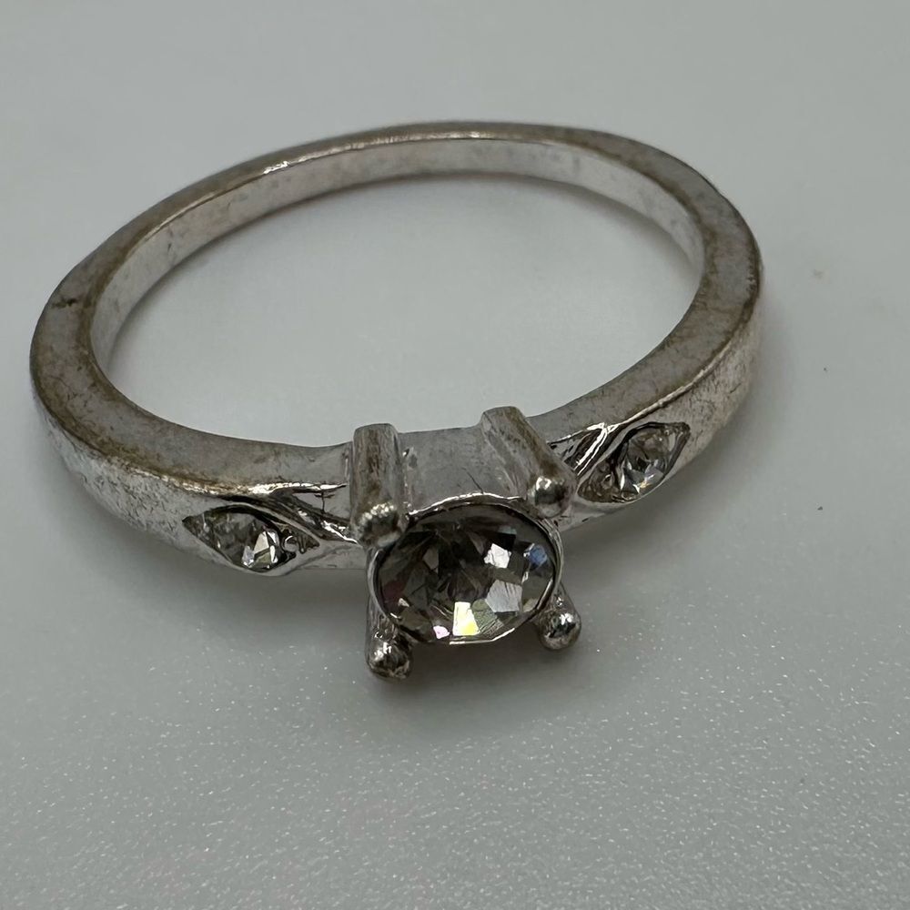 4/$20 Silver Engagement Style Ring - Picture 2 of 5